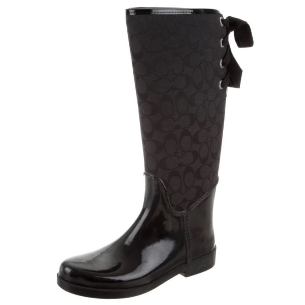 COACH 1941 Tristee Lace-Up Rain Boots